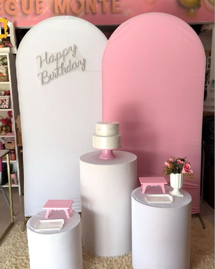 Romano Rosa Bebe E Branco+ Led Happy - suh pegue monte 