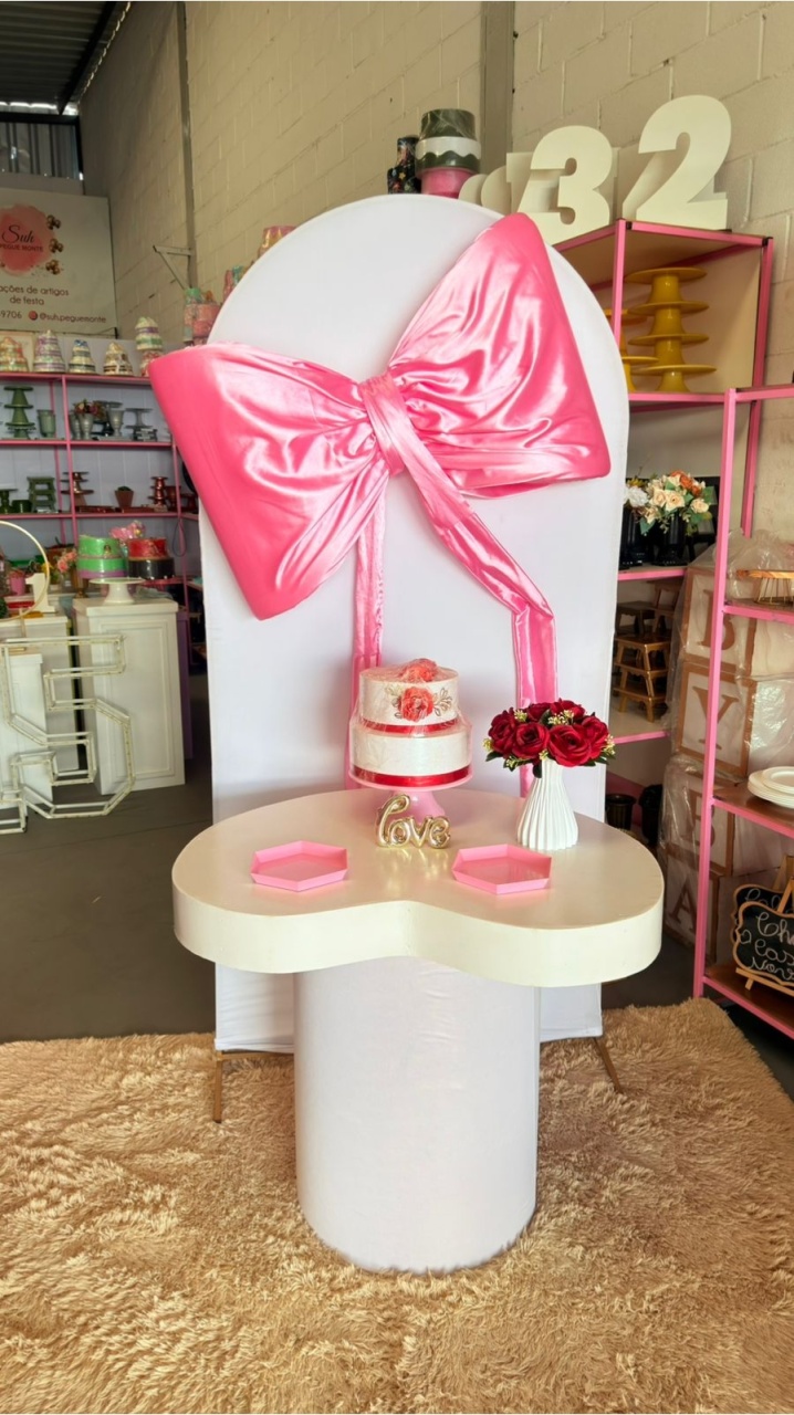 Romano Branco + Organico G + Laço G Rosa - suh pegue monte 