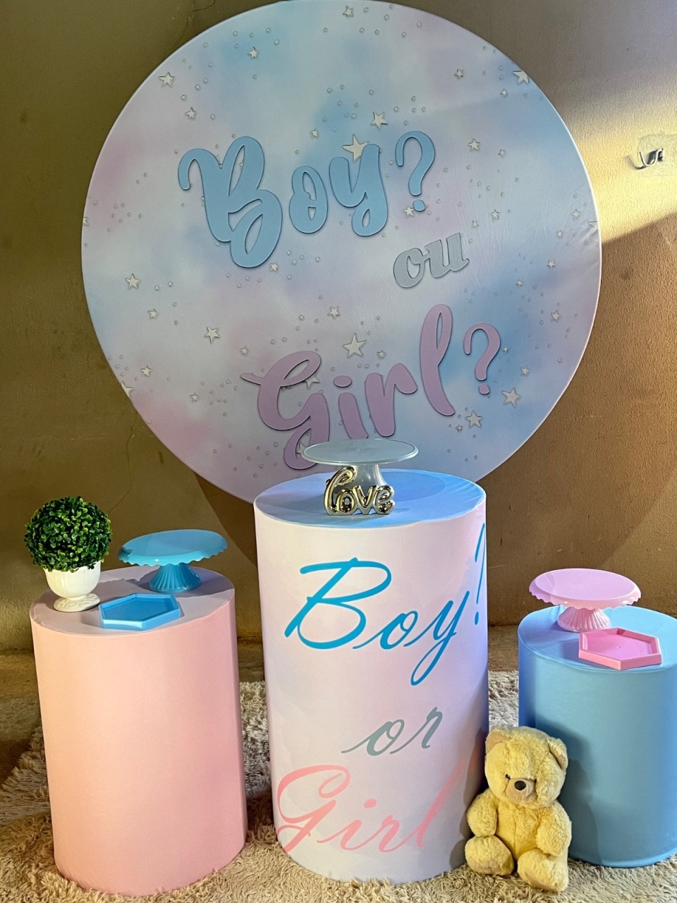 Chá Revelação Boy Ou Girl - suh pegue monte 