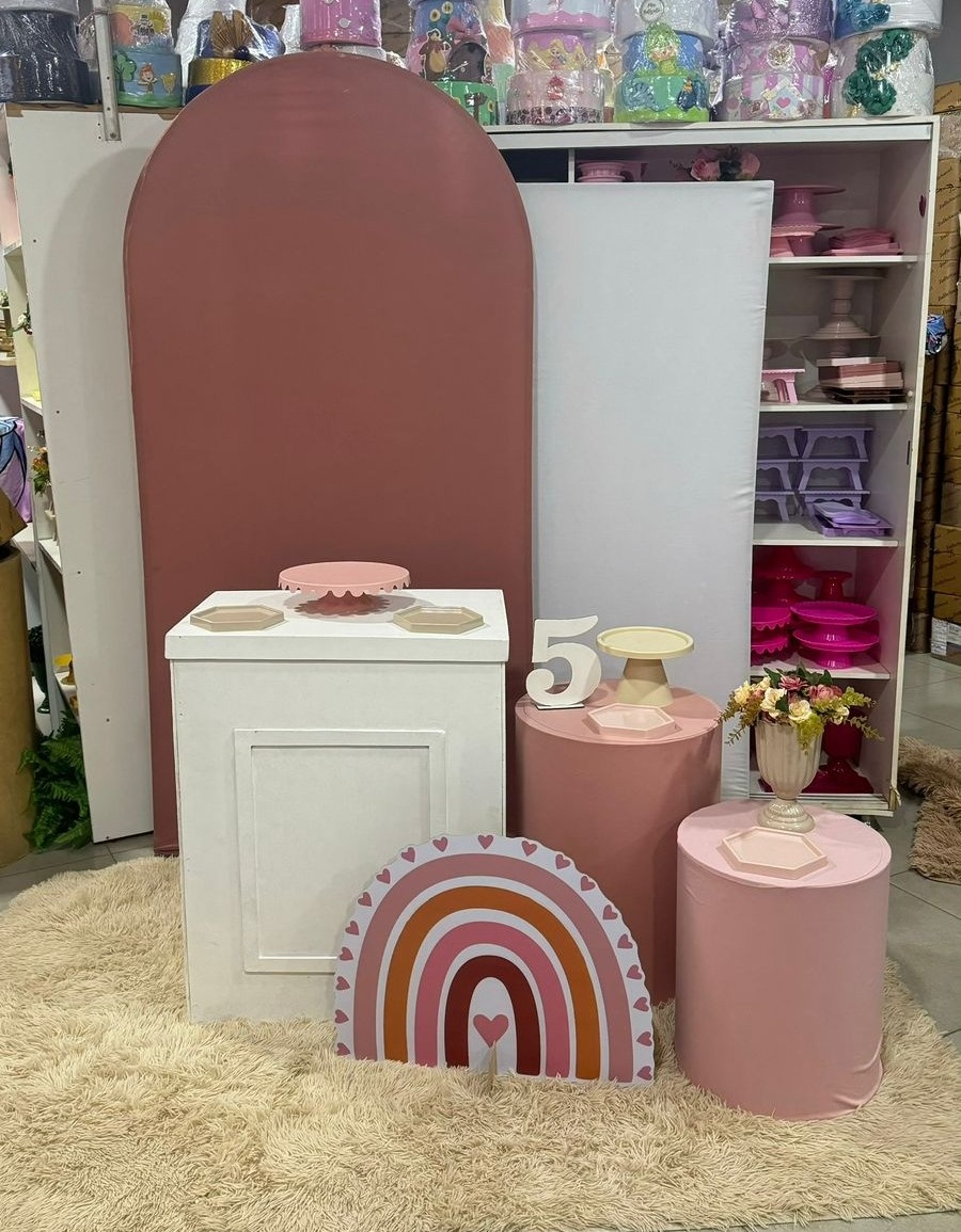 Romano Rosé + Lateral (Arco Iris Boho ) - suh pegue monte 