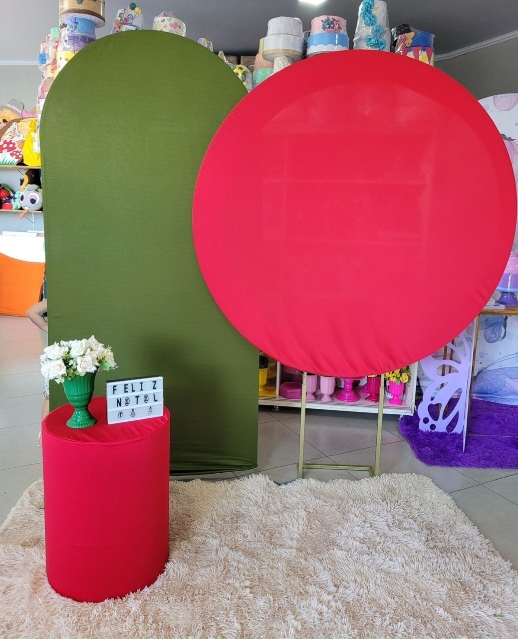 Romano Verde Musgo + Redondo Vermelho - suh pegue monte 