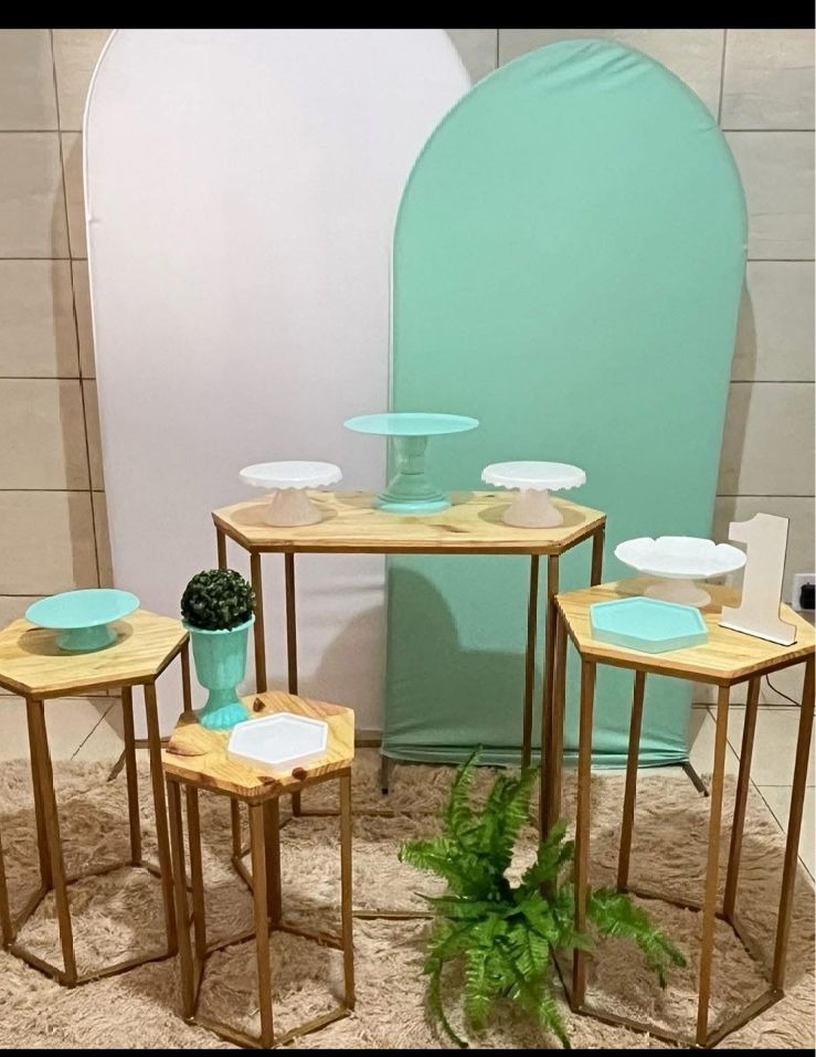 Romano Branco E Verde Agua   + Kit Sextavadas    - suh pegue monte 
