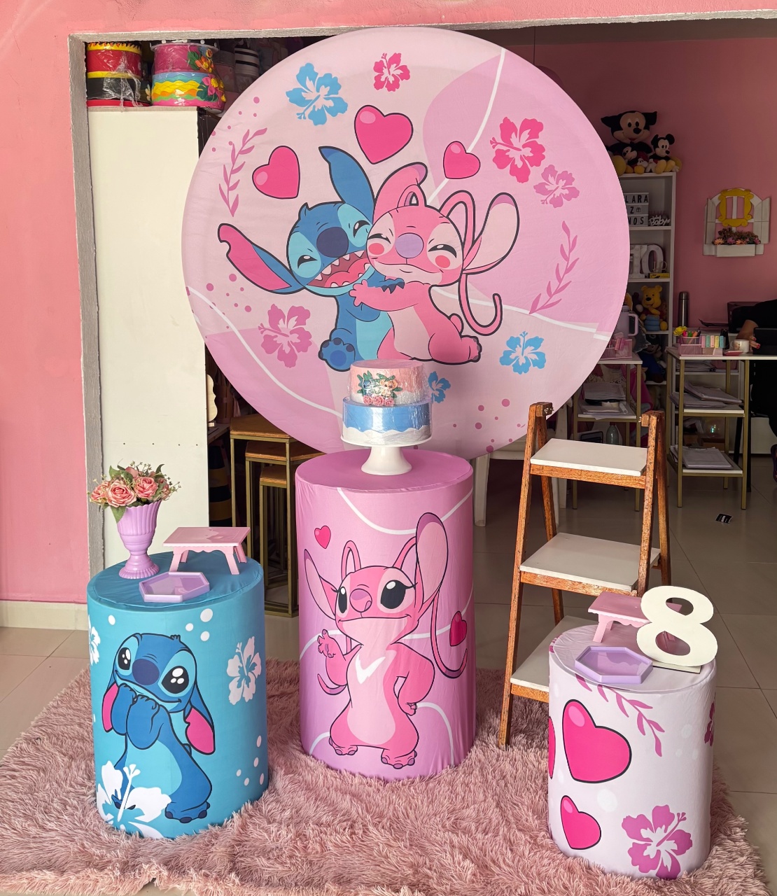 Stitch E Angel + Escadinha  - suh pegue monte 