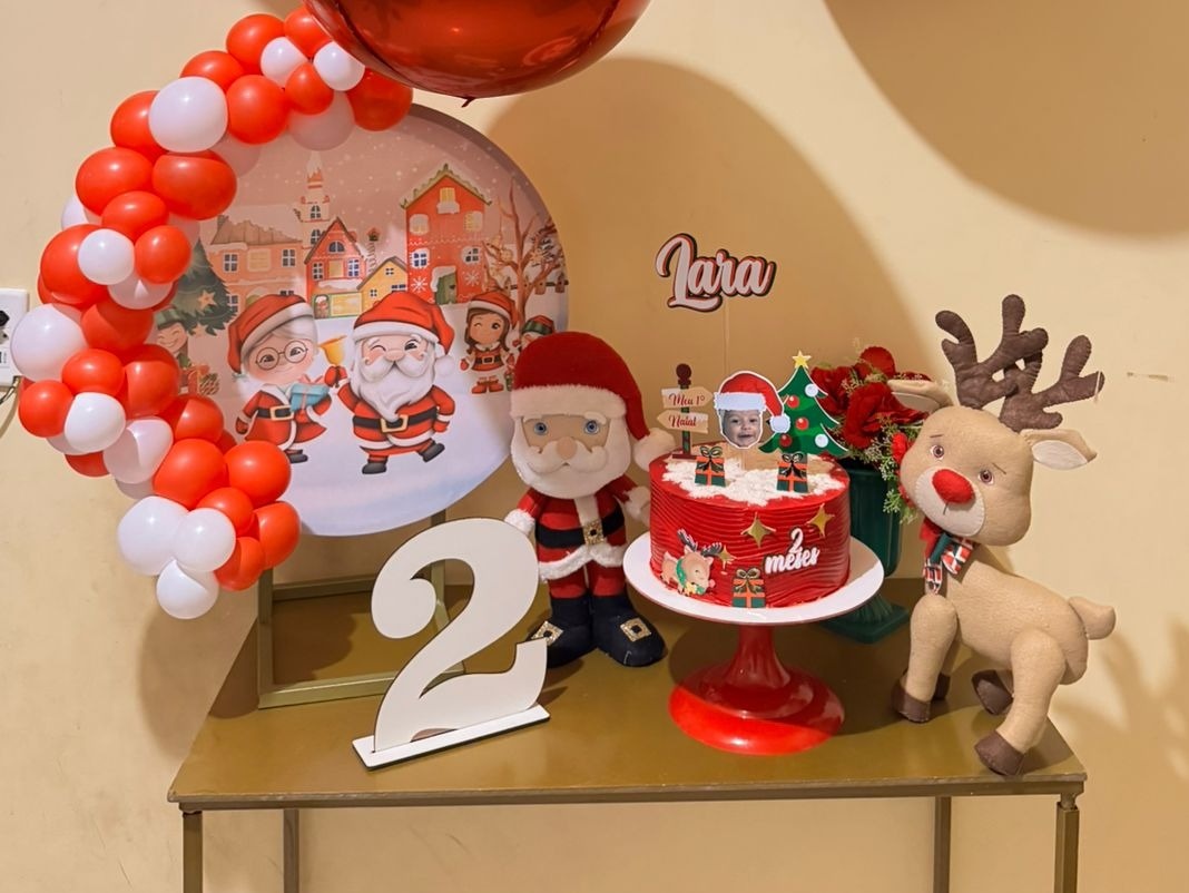 Festa Na Mesa Natal + Pelucias  ( Sem Mesa)   - suh pegue monte 