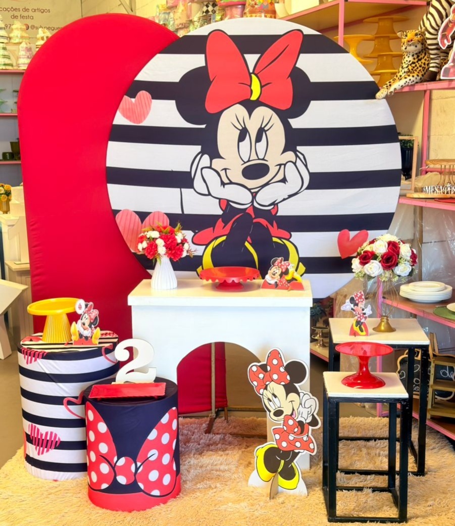 Minnie Vermelha + Mesa U - suh pegue monte 