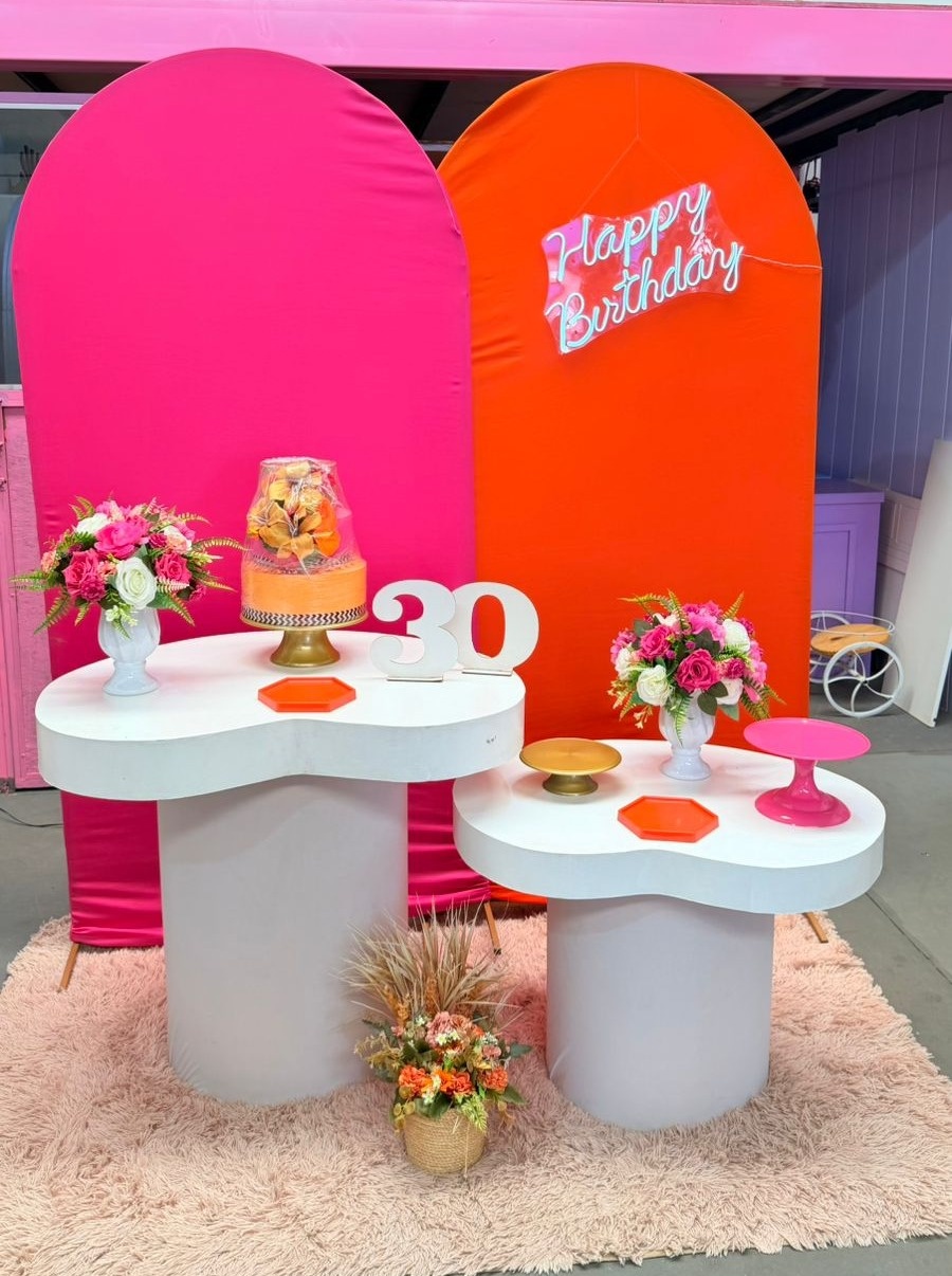 Pink + Laranja + Organico + Led Happy  - suh pegue monte 