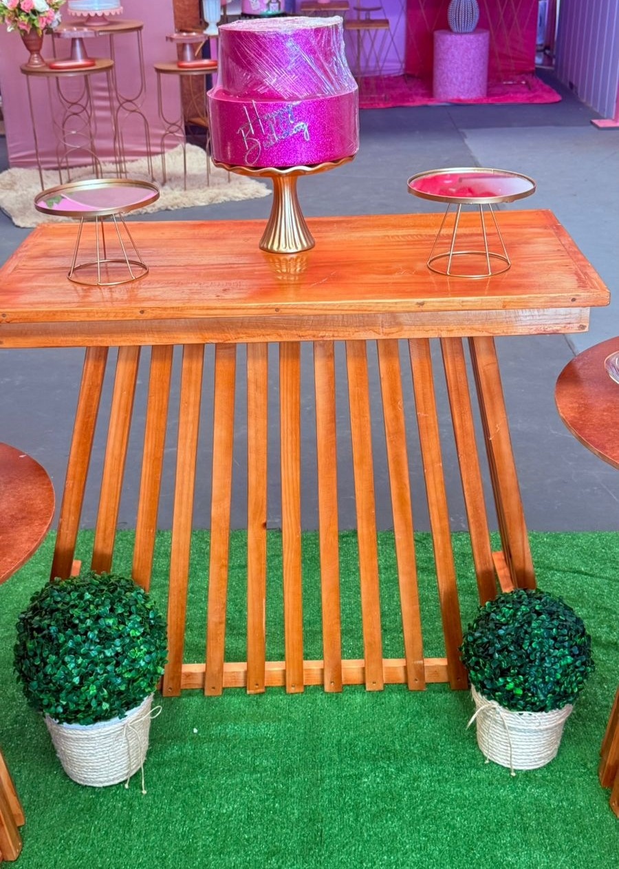 Mesa Rustica 5 G + Acervos Luxo - suh pegue monte 