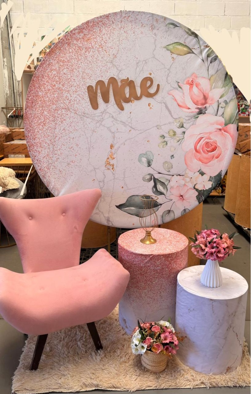 Kit Evento + Poltrona Rosa Dia das Mães - suh pegue monte 