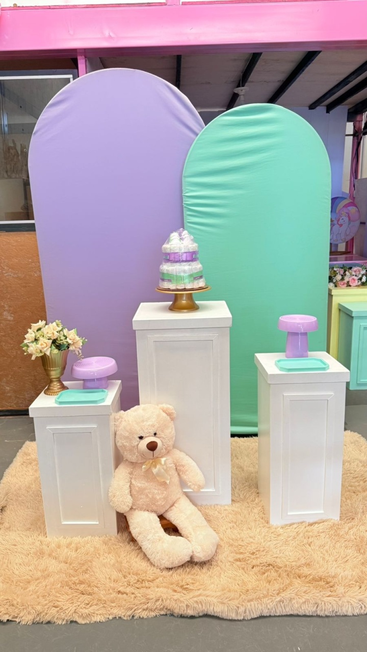 Romano Verde E Lilas + Bomber Cubos + Urso   - suh pegue monte 