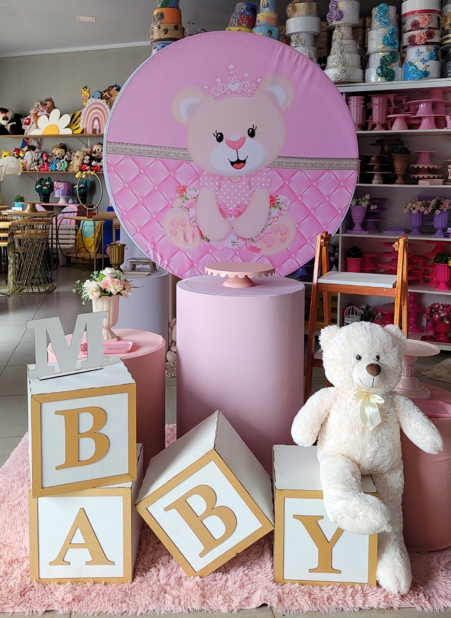 Chá de Bebe Ursa + Cubos E Urso + Escadinha - suh pegue monte 