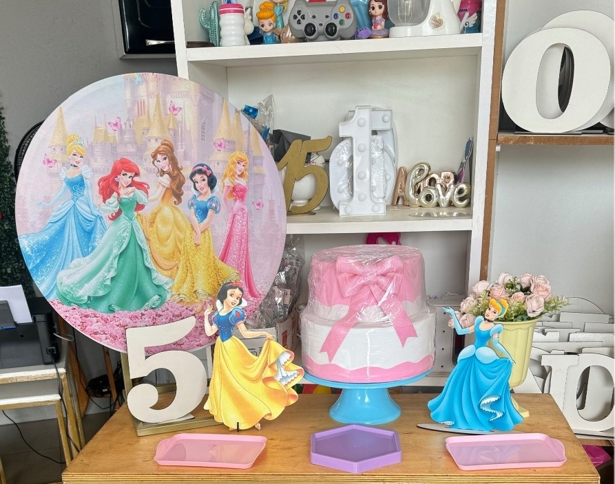 Festa Na Mesa Princesas 1 - suh pegue monte 