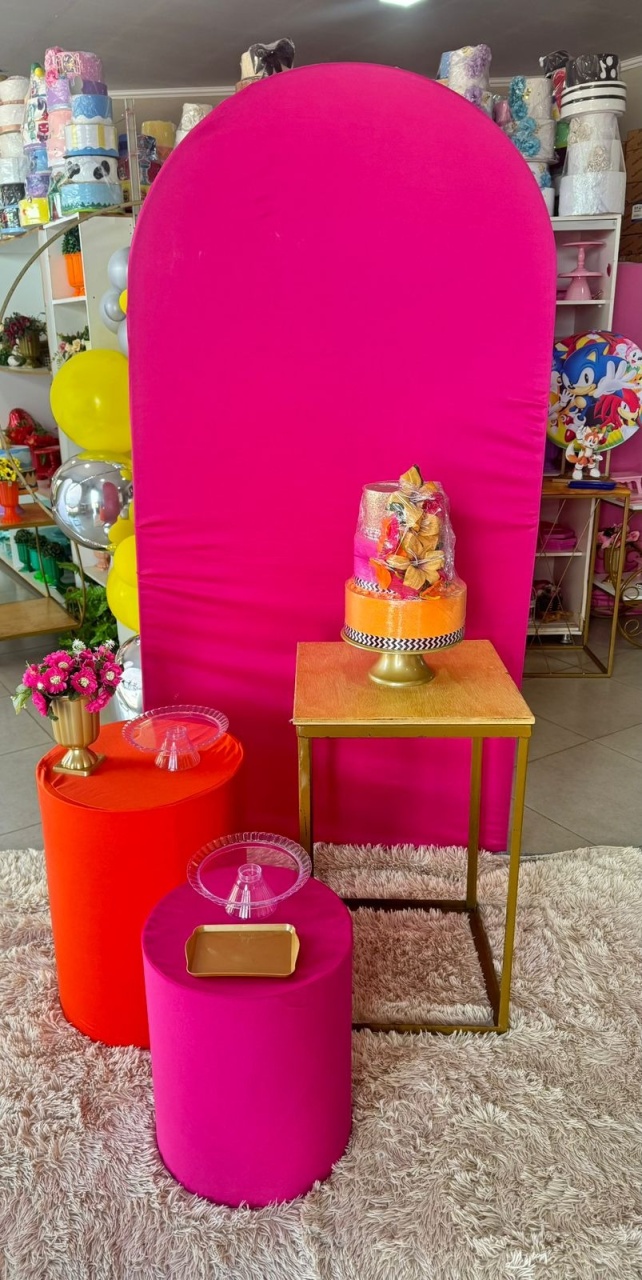 Romano Pink + Cilindro + Mesa G Dourada  - suh pegue monte 