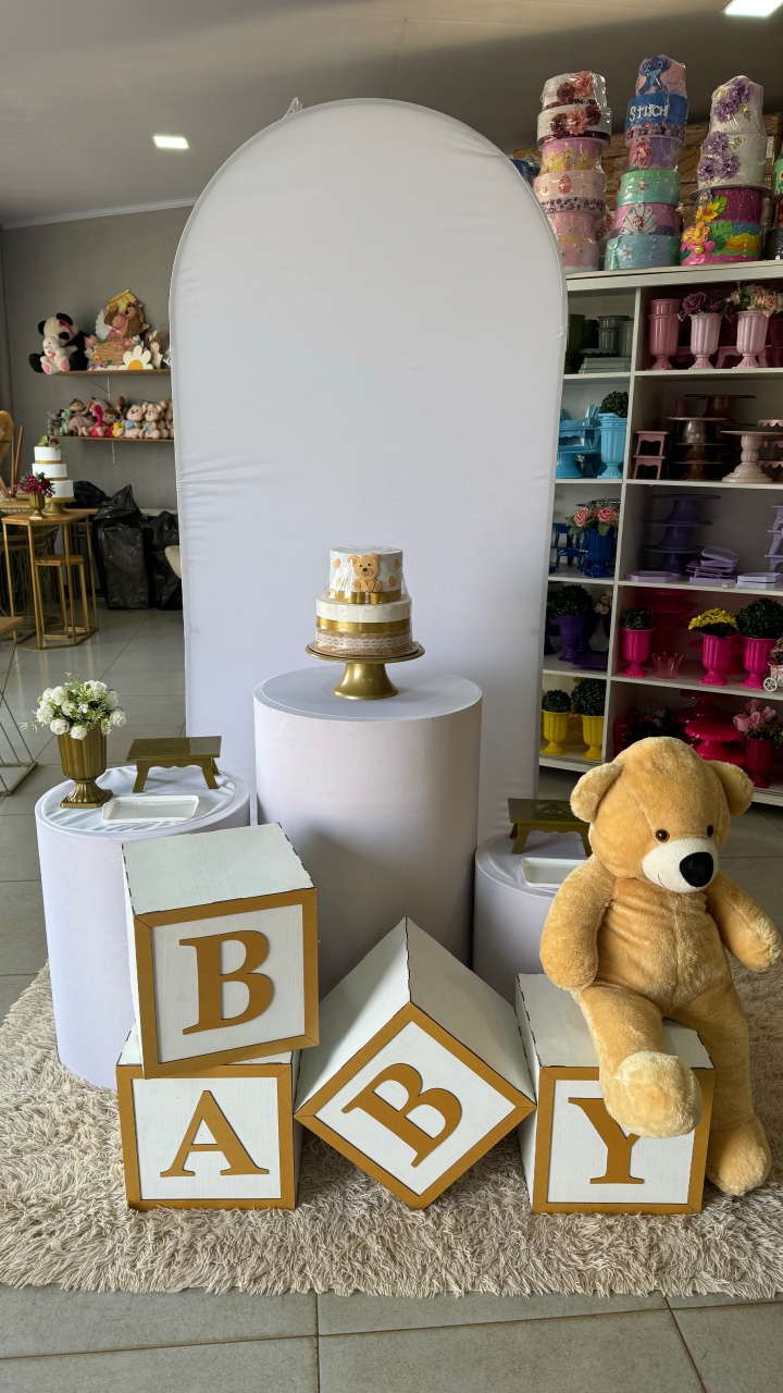 Romano Branco Chá de Bebe Modelo 1 - suh pegue monte 