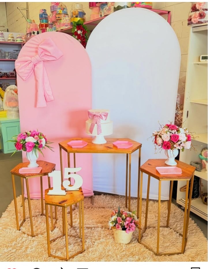 Romano Branco + Rosa Bebe P + Kit Sextavada - suh pegue monte 