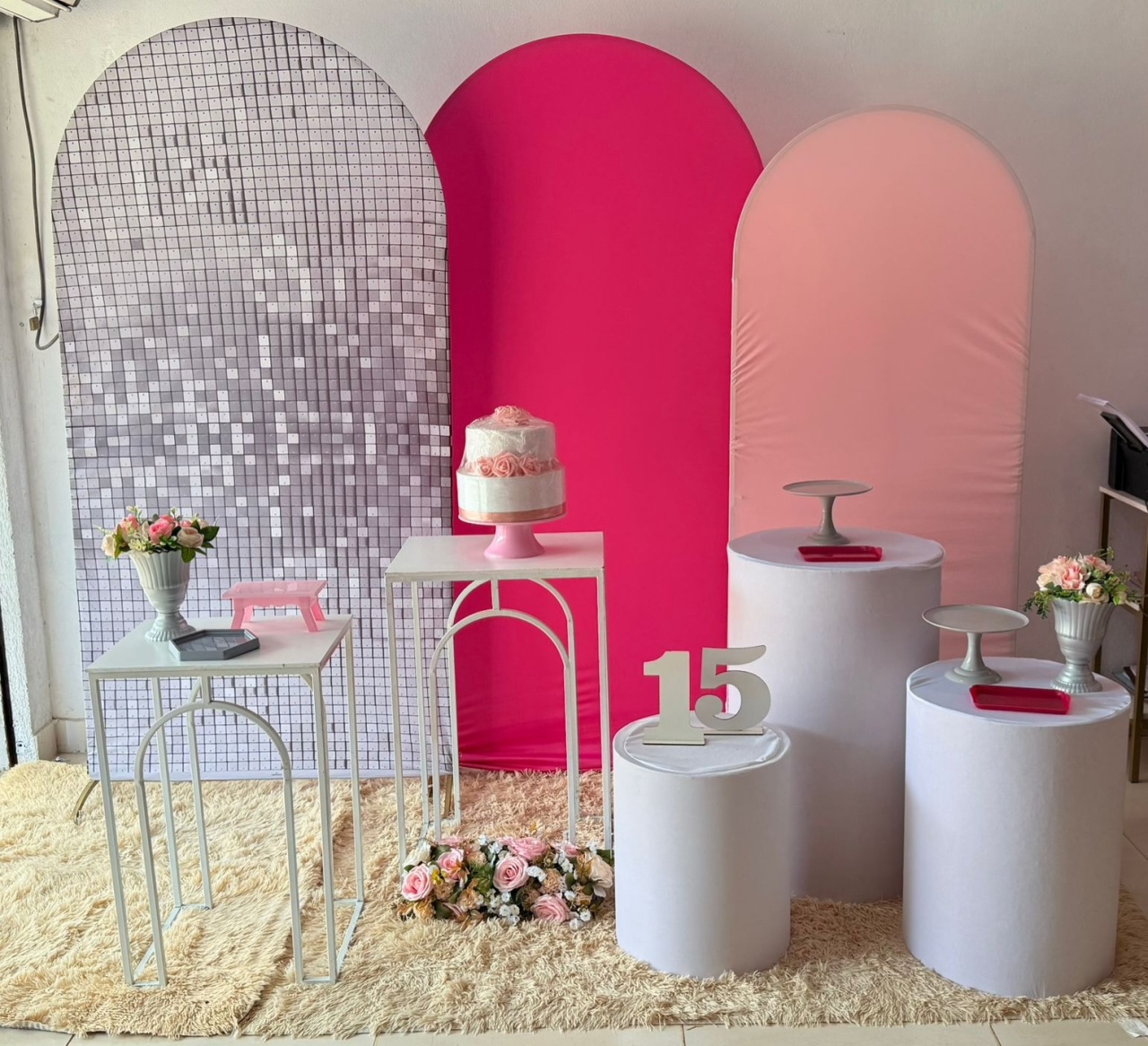 Romanos Prata, Pink  E Rosa Bebe + Meia Lua - suh pegue monte 