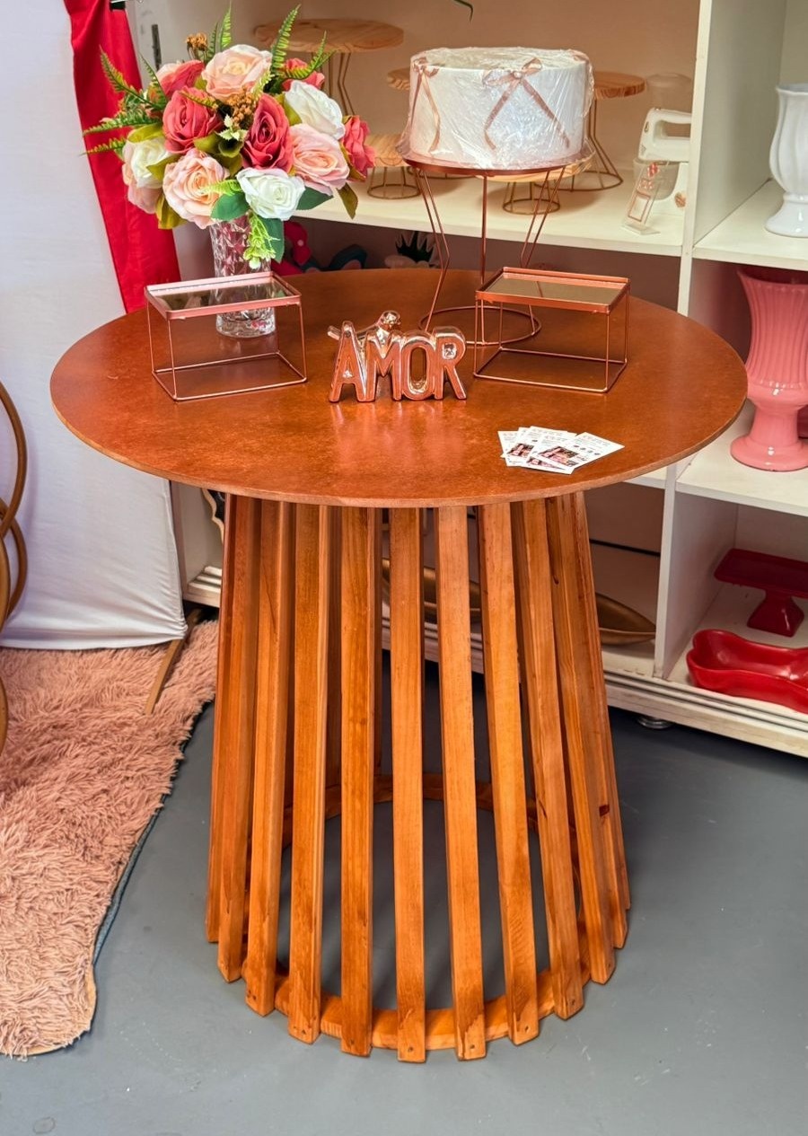 Mesa Rustica 6 G + Acervos  - suh pegue monte 