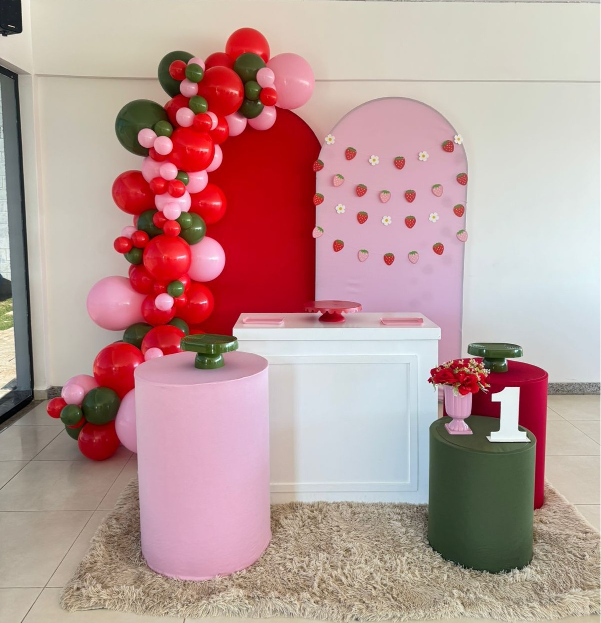 Romano Vermelho + Rosa ( Moranguinho Minimalista) - suh pegue monte 