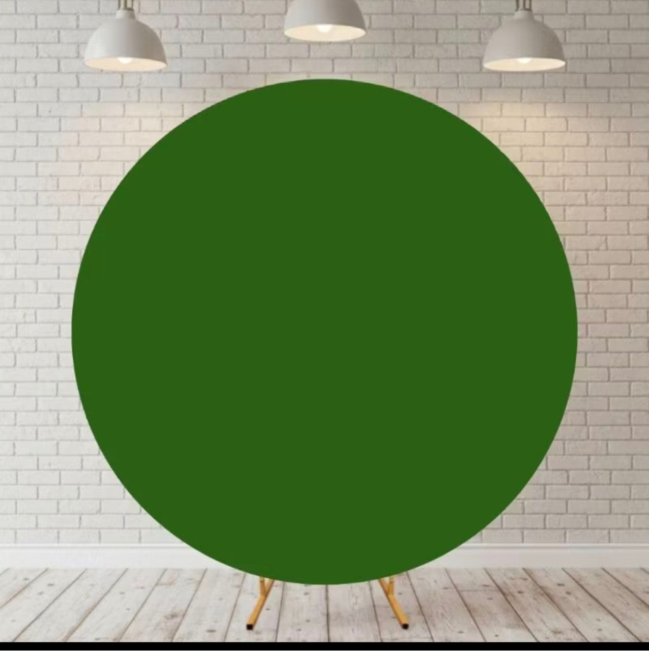 Capa Painel Redondo  Verde Escuro 1,50 - suh pegue monte 