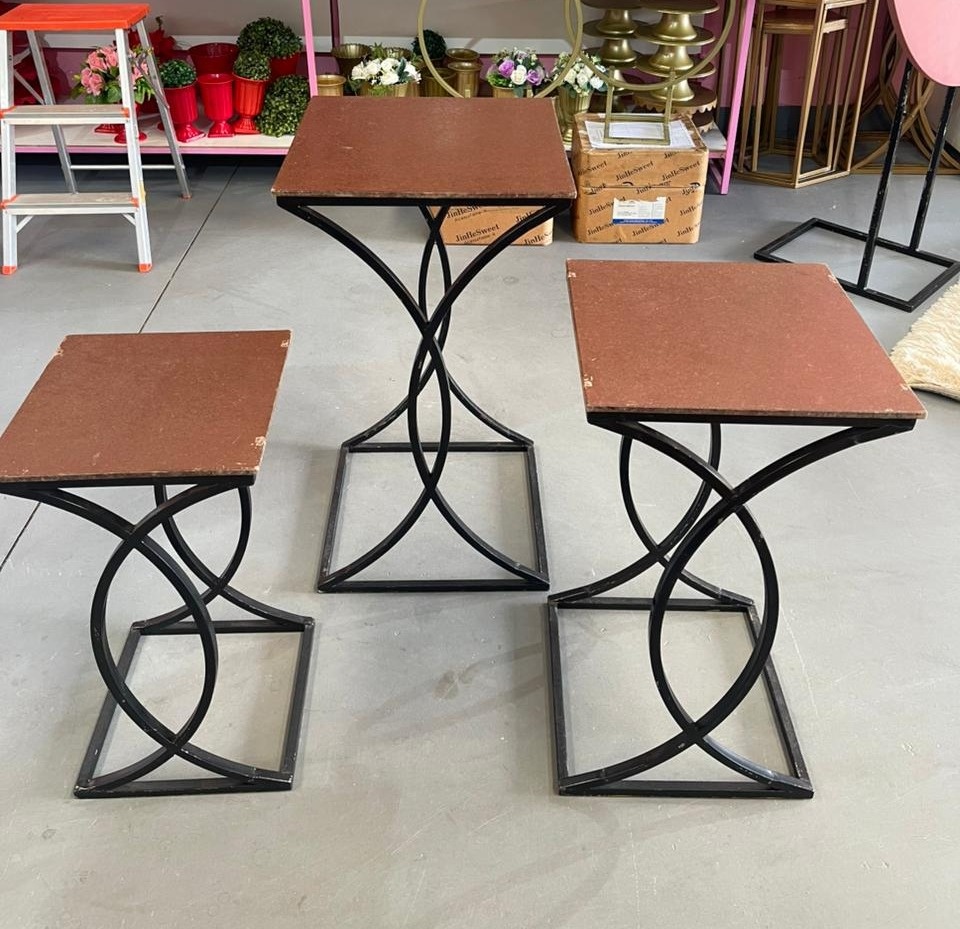 Trio de Mesa Tx Preta - suh pegue monte 
