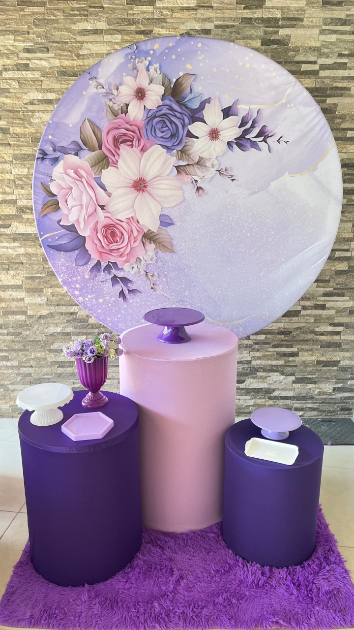 Flores Lilas + Cilindros - suh pegue monte 