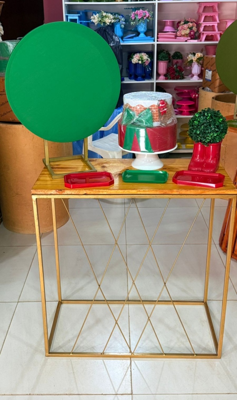 Festa Na Mesa Verde Musgo   + Mesa G (Natal) - suh pegue monte 