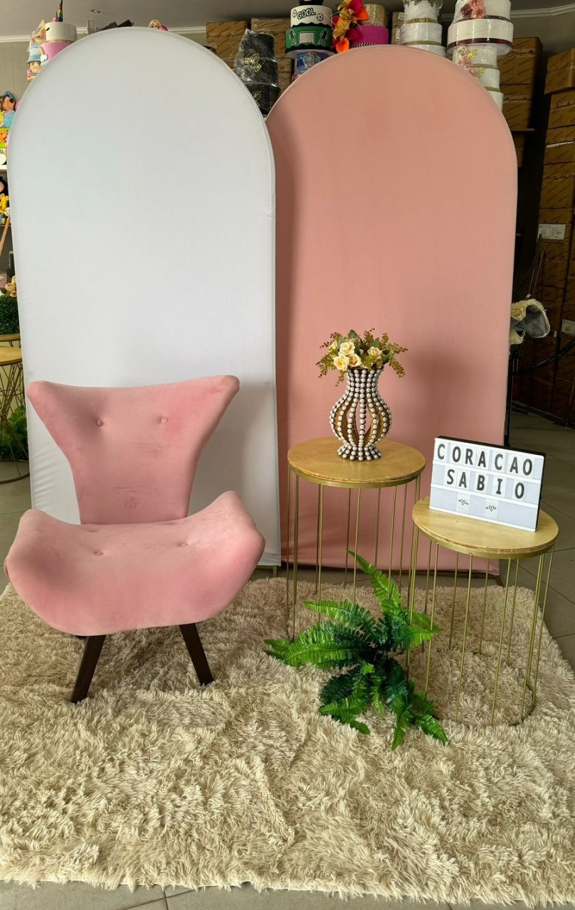  Romano  Branco E Rose + Poltrona E Mesa  - suh pegue monte 