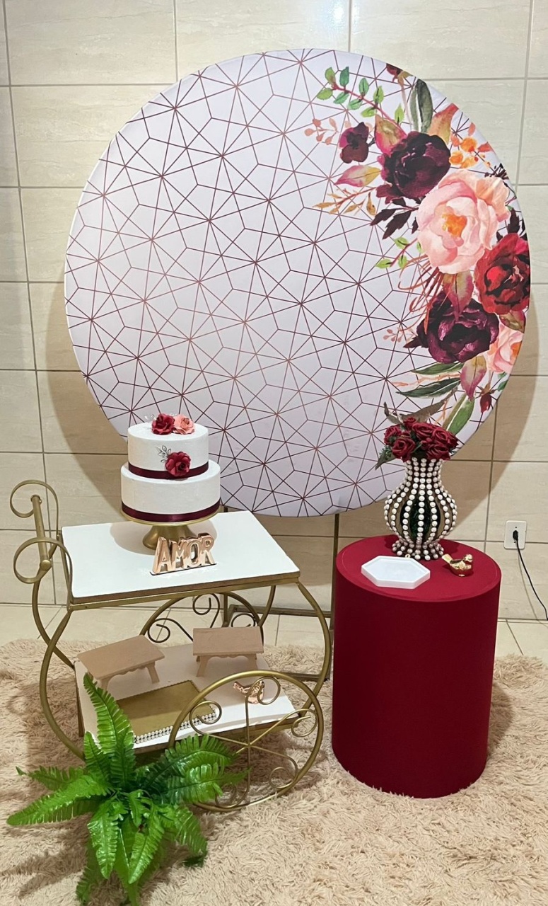 Flores Vinho + Carrinho  - suh pegue monte 