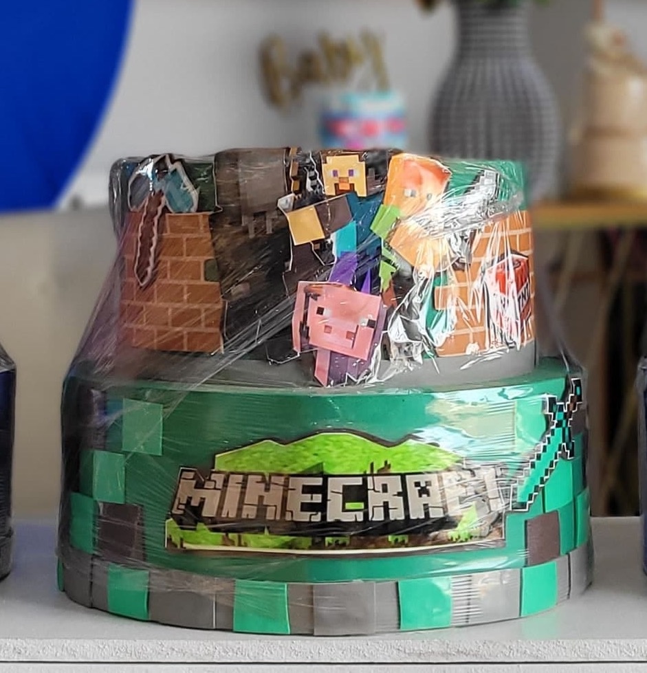 Bolo Fake Minecraft - suh pegue monte 