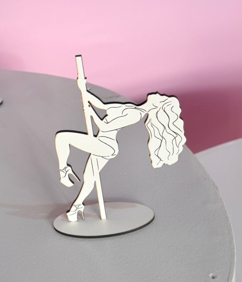 Display Cha de Langerie Mulher Poli Dance (Preto ) - suh pegue monte 