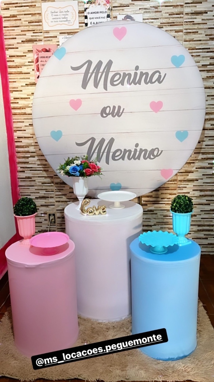 Chá Revelação Menino Ou Menina 1 - suh pegue monte 