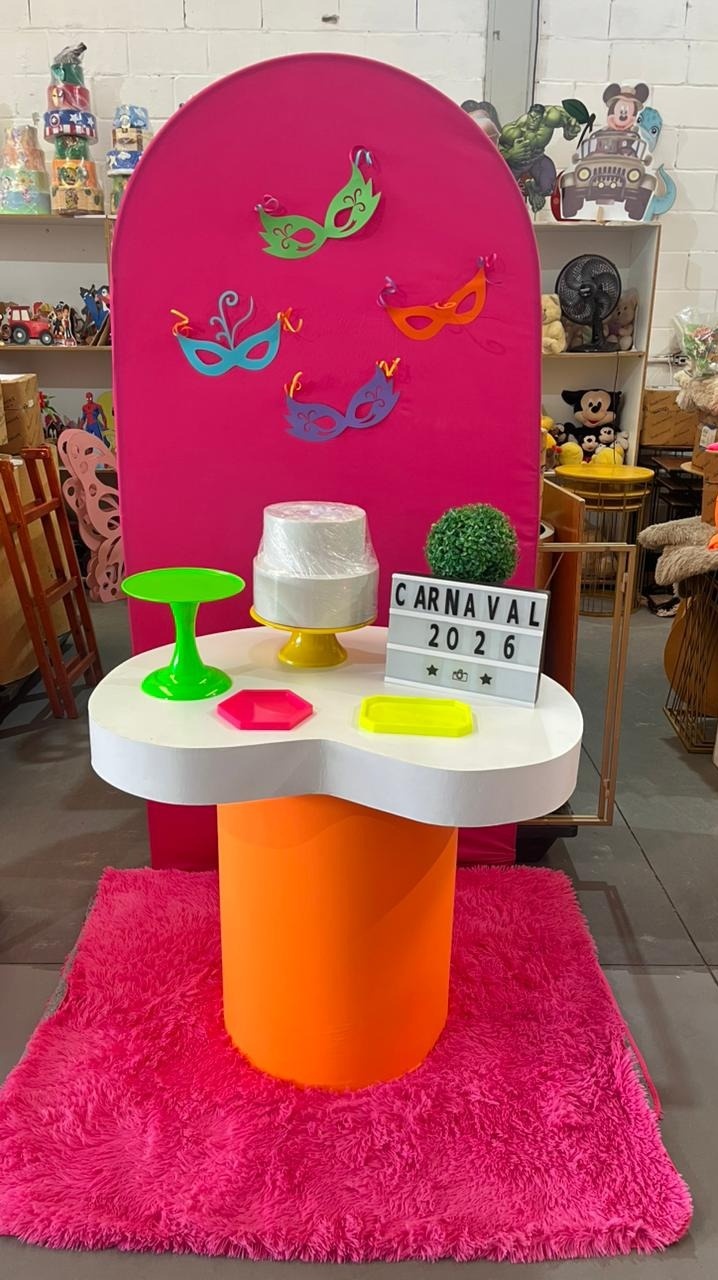 Romano Pink + Cilindro Organico Neon+ Letreiro ( Carnaval)   - suh pegue monte 