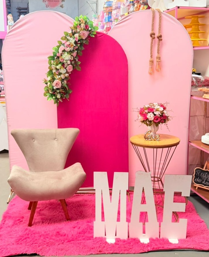 Romanos Rosa E Pink + Poltrona  ( Minimalista)  (Dia das Maes) - suh pegue monte 