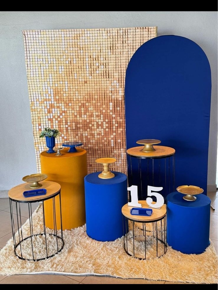 Retangular Dourado + Romano Azul  + Bj Preta  - suh pegue monte 