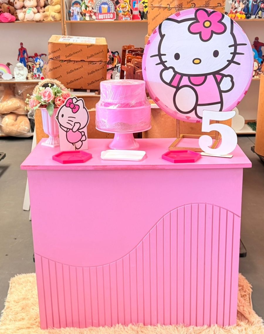 Festa Na Mesa Hello Kitty + Mesa   - suh pegue monte 