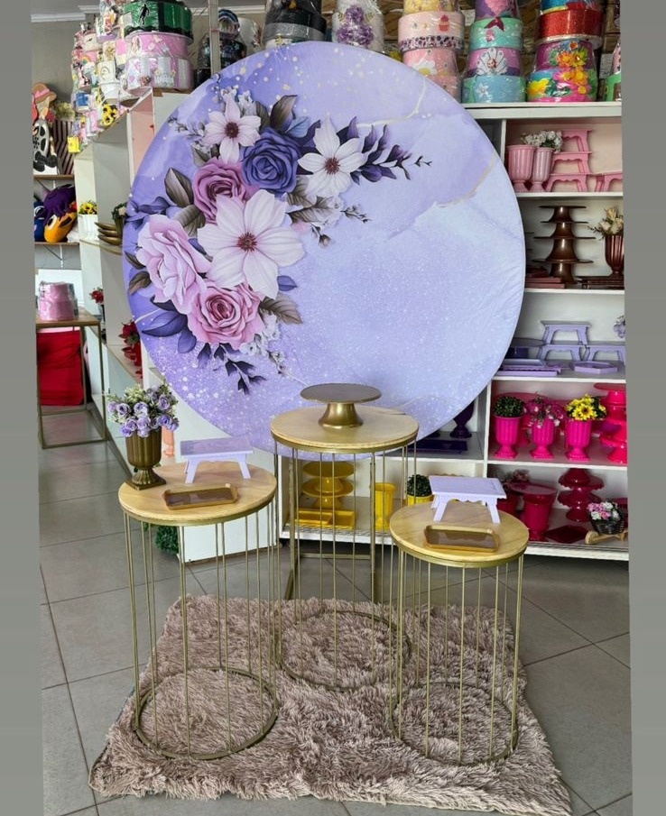 Flores Lilas + Bjs Douradas - suh pegue monte 