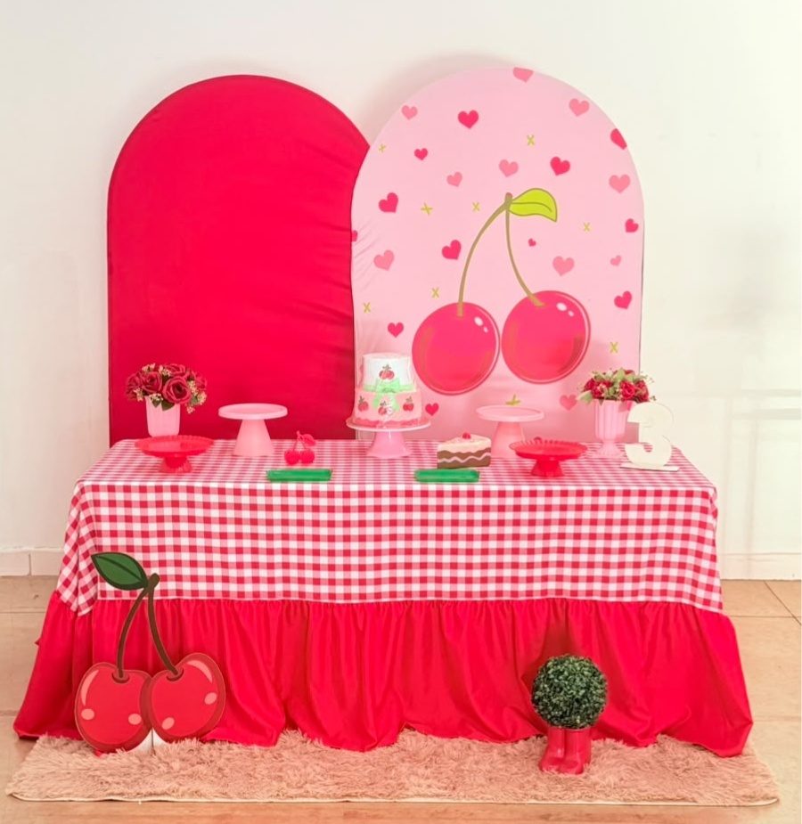 Romano Cerejinha+ Vermelho + Mesa Maleta Com Forraçao - suh pegue monte 