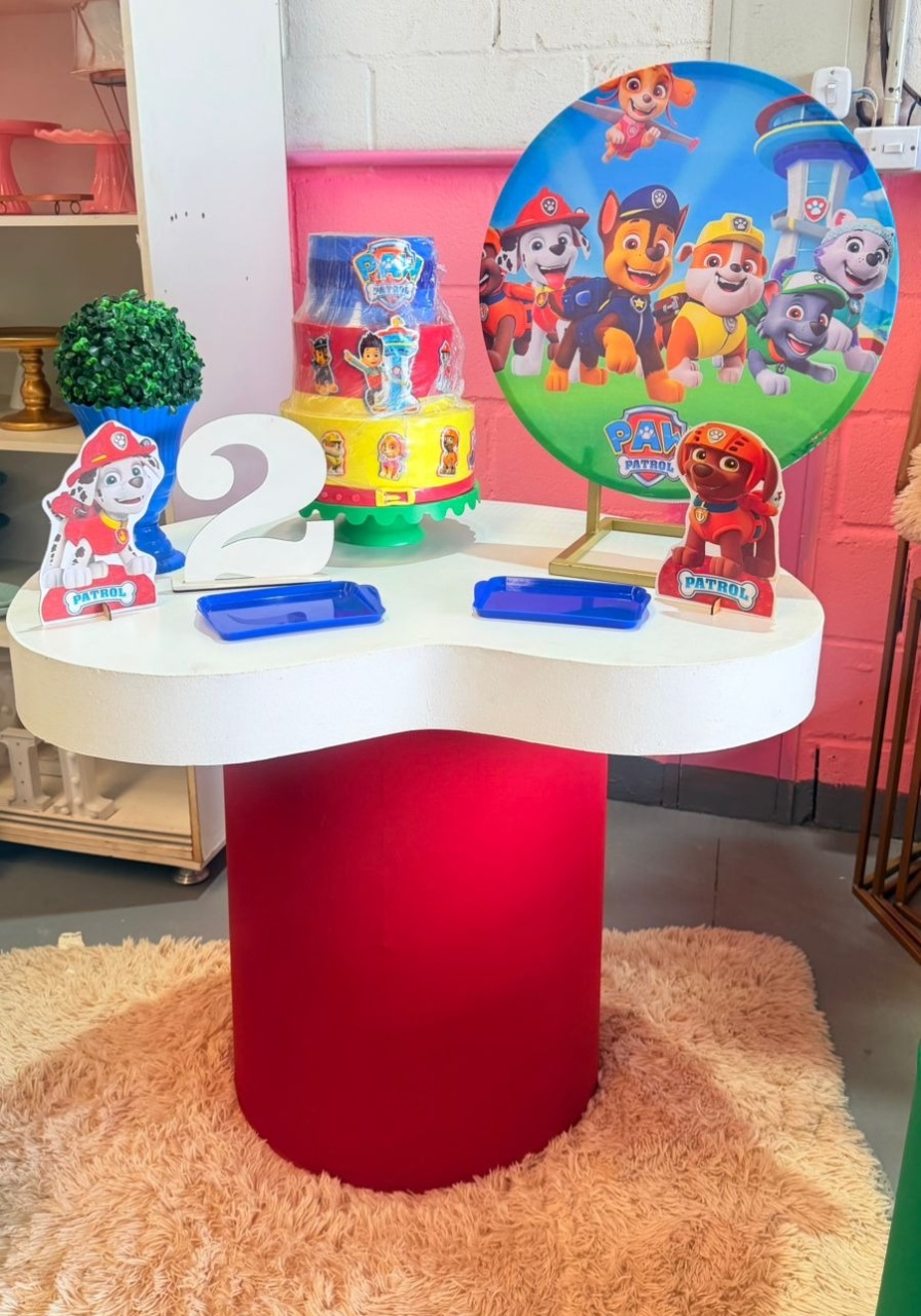 Festa Na Mesa Patrulha Canina + Cilindro Organico G  - suh pegue monte 