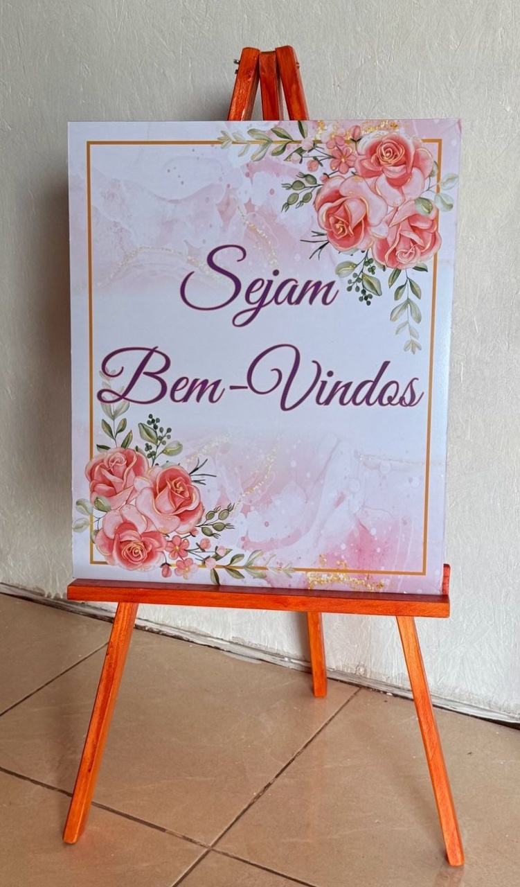 Cavalete  M Com Placa 2 - suh pegue monte 