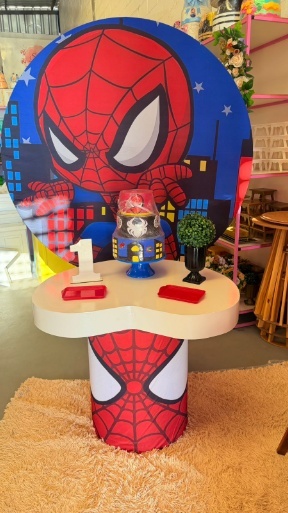 Homem Aranha Baby + Cilindro Organico  Individual - suh pegue monte 