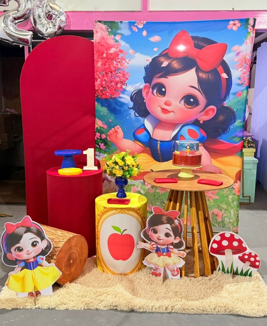 Retangular Branca de Neve Cute +Romano + Rustica G   - suh pegue monte 