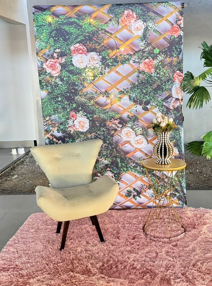 Retangular Floral  + Poltrona  - suh pegue monte 