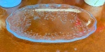 Bandejas de Vidro  Baixa (G ) Travessa Detalhes Borboleta  - imagem 1