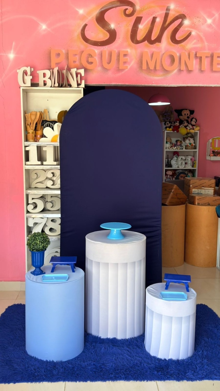 Romano Azul Marinho  + Cilindros Ripados - suh pegue monte 
