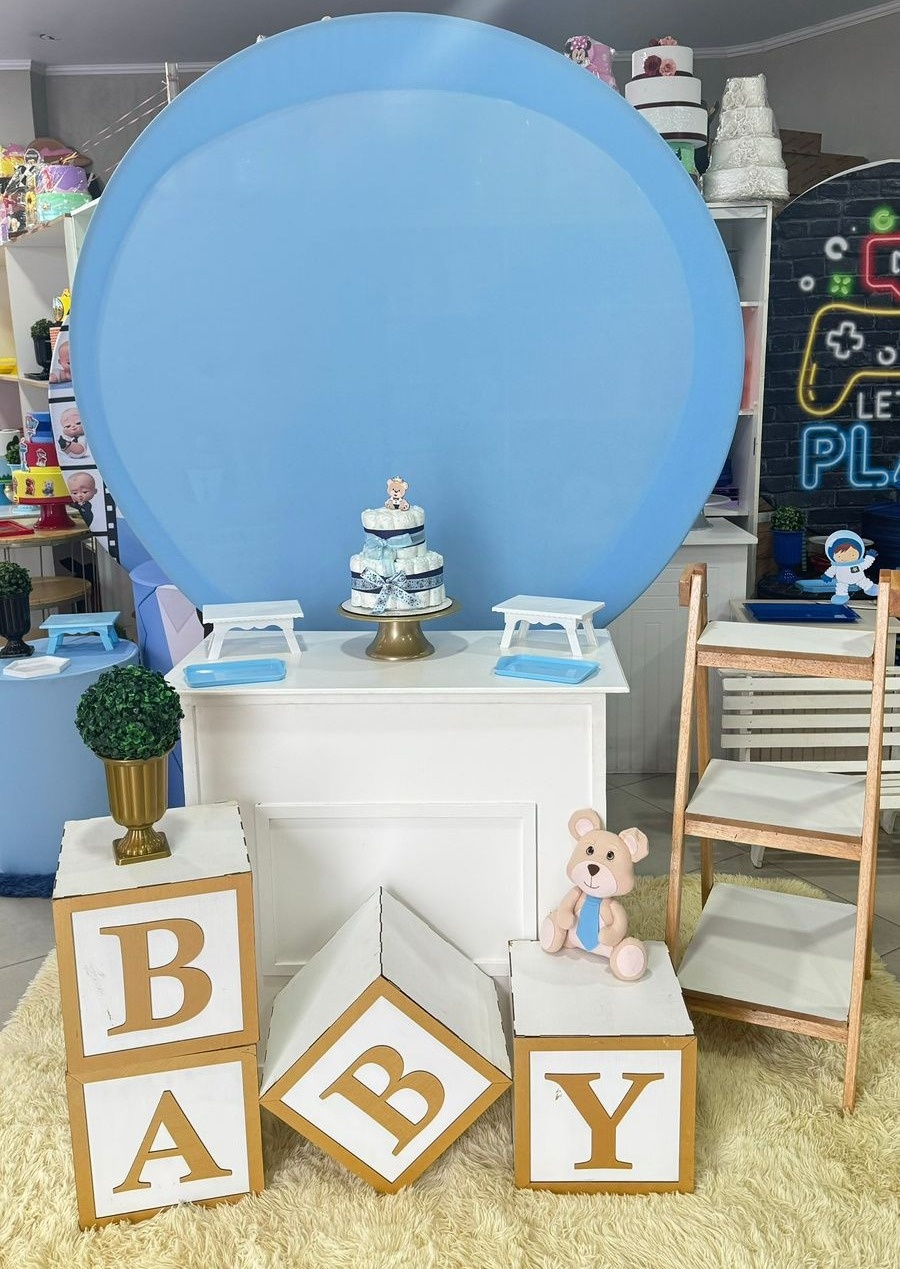 Azul Bebe + Bomber  ( Cha de Bebe) - suh pegue monte 