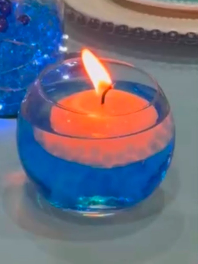 Centro de Mesa ( Porta Velas Vidro ) - suh pegue monte 