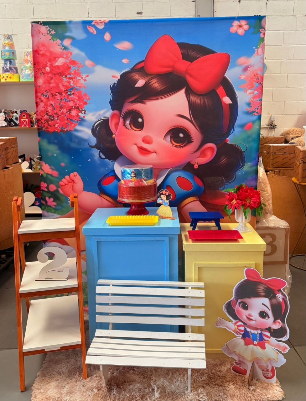 Retangular Branca de Neve Cute+ Bomber Colorido - suh pegue monte 