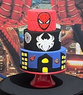 Bolo Fake Homem Aranha 1 - suh pegue monte 