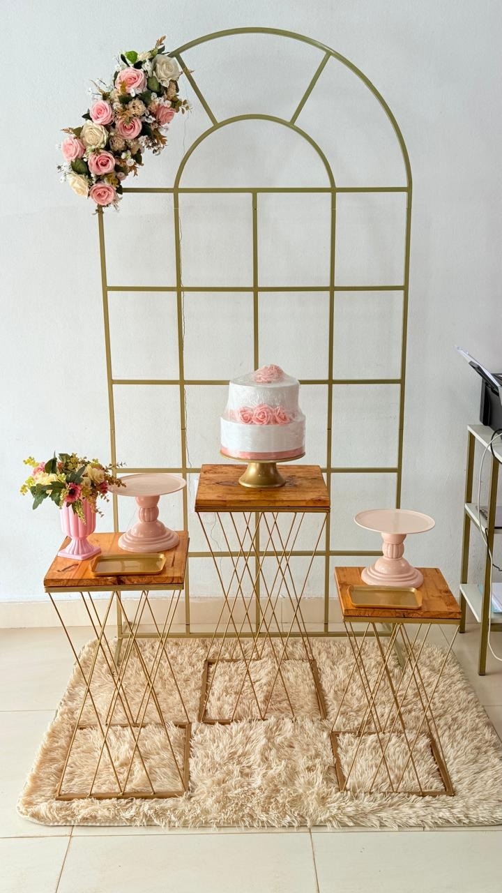Painel Janela + Trançada ( Arranjo Rosa) - suh pegue monte 