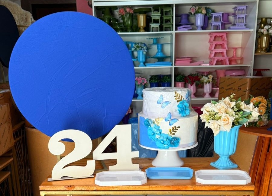 Festa Na Mesa Azul Escuro ( Sem Mesa) - suh pegue monte 