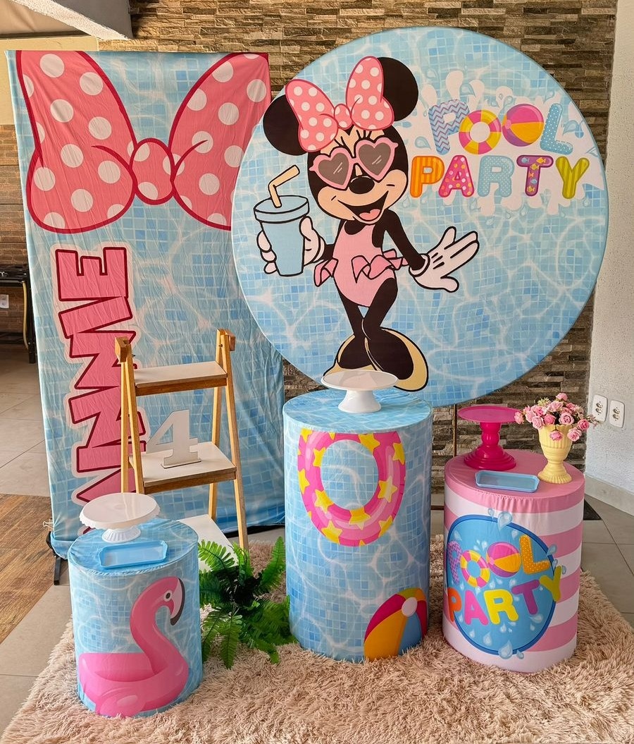 Minnie Pool Party + Lateral E Escadinha  - suh pegue monte 